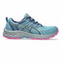 ASICS Women's GEL-Venture 9 (D Wide) - Trail Running Shoes - Gris Blue/Deep Ocean 12