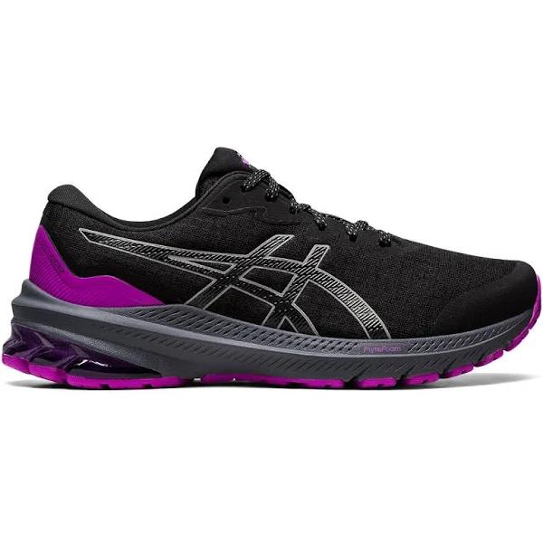 ASICS Women's GT-1000 11 Lite-Show - Running Shoes - Black/Orchid 6.5