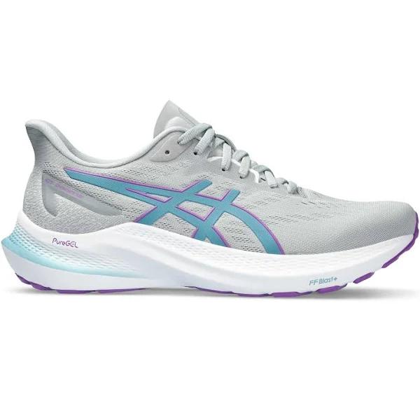 ASICS Women's GT-2000 12 - Running Shoes - Piedmont Grey/Gris Blue 7.5