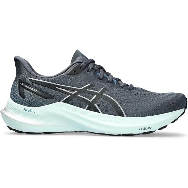 ASICS Women's GT-2000 12 - Running Shoes - Tarmac/Pure Silver 9