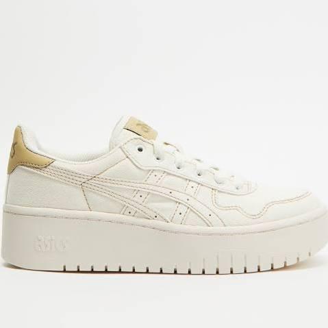 ASICS Women's Japan S Platform - Sportstyle Sneakers - Cream/Cream 9