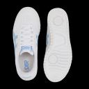 ASICS Women's Japan S Platform - Sportstyle Sneakers - White/Blue Bliss 7.5
