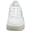 ASICS Women's Japan S Platform - Sportstyle Sneakers - White/Blue Bliss 7.5
