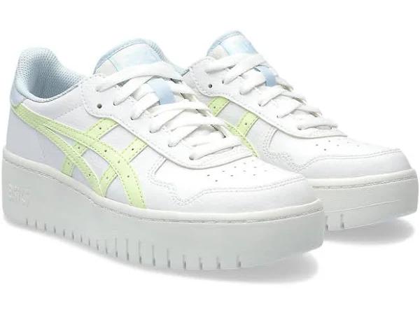 ASICS Women's Japan S Platform - Sportstyle Sneakers - White/Illuminate Yellow 12