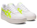 ASICS Women's Japan S Platform - Sportstyle Sneakers - White/Safety Yellow 12