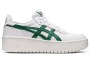 ASICS Women's Japan S Platform - Sportstyle Sneakers - White/Shamrock Green 12