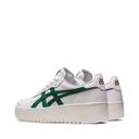ASICS Women's Japan S Platform - Sportstyle Sneakers - White/Shamrock Green 6