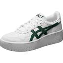 ASICS Women's Japan S Platform - Sportstyle Sneakers - White/Shamrock Green 6