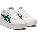 ASICS Women's Japan S Platform - Sportstyle Sneakers - White/Shamrock Green 6