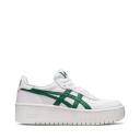 ASICS Women's Japan S Platform - Sportstyle Sneakers - White/Shamrock Green 7