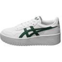 ASICS Women's Japan S Platform - Sportstyle Sneakers - White/Shamrock Green 7
