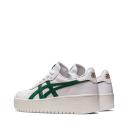 ASICS Women's Japan S Platform - Sportstyle Sneakers - White/Shamrock Green 7