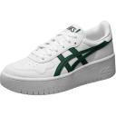 ASICS Women's Japan S Platform - Sportstyle Sneakers - White/Shamrock Green 7
