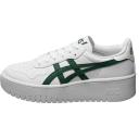 ASICS Women's Japan S Platform - Sportstyle Sneakers - White/Shamrock Green 9