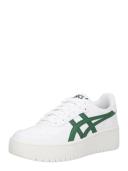 ASICS Women's Japan S Platform - Sportstyle Sneakers - White/Shamrock Green 9