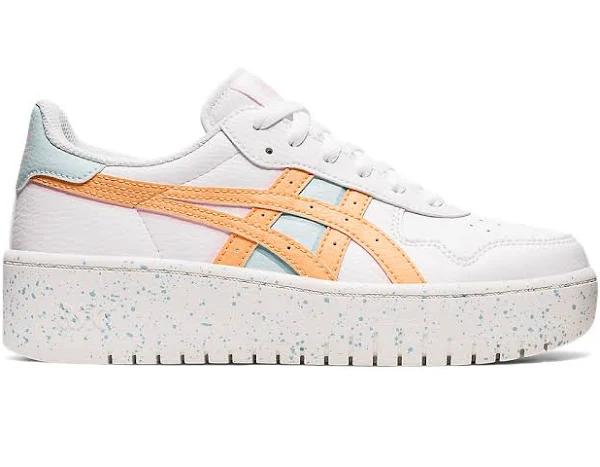 ASICS Women's Japan S Platform - Sportstyle Sneakers - White/Summer Dune 10