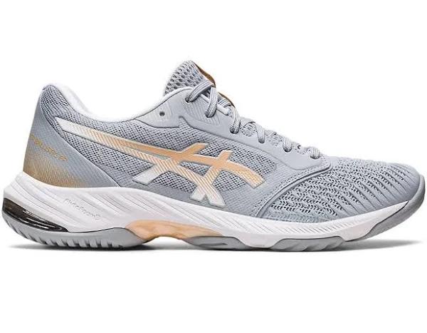 ASICS Women s Netburner Ballistic FF 3 Netball Shoes Piedmont Grey Champagne 10.5 Price History Comparison Alerts