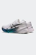 ASICS Women's Novablast 3 Platinum - Running Shoes - White/Pure Silver 11