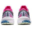 ASICS Women's Running Shoe Piedmont Gray & Pink Glow GT-1000 11 Running Shoe 9 B