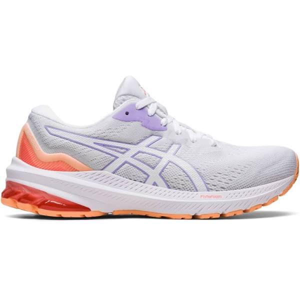 ASICS Women's Running Shoe White & Digital Violet GT-1000 11 Running Shoe 8.5 B