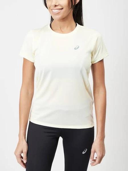 ASICS Women's Silver Short Sleeved Top - Birch XL
