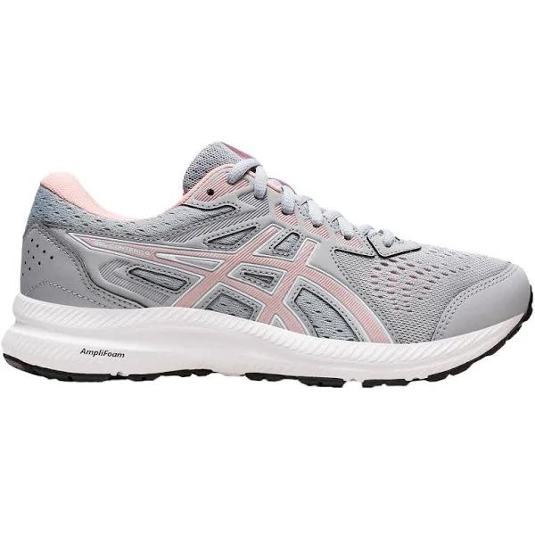 ASICS Women's Sneaker Piedmont Gray & Frosted Rose GEL-Contend 8 Running Shoe 9 B