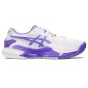 ASICS Women Shoes Gel Resolution 9 Tennis Shoes - White/Amethyst 11