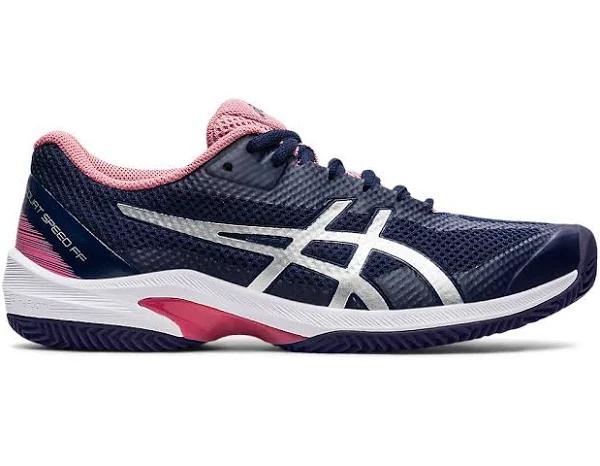 ASICS Womens Court Speed FF Tennis Shoes - Peacoat/Pure Silver 10.5