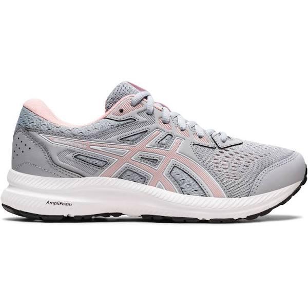 ASICS | Womens GEL-Contend 8 D-Wide (Piedmont Grey/Frosted Rose) 7.5