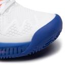 ASICS Womens Gel Resolution 8 Clay Tennis Shoes - White/Lapis Luzili Blue, 6.5