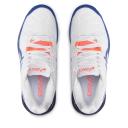 ASICS Womens Gel Resolution 8 Clay Tennis Shoes - White/Lapis Luzili Blue, 6.5