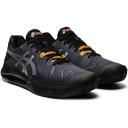 ASICS Womens Gel Resolution 8 Le Clay - Black/Sunrise Red 6