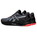ASICS Womens Gel Resolution 8 Le Clay - Black/Sunrise Red 6
