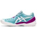 ASICS Womens Gel Resolution 8 Tennis Shoes - Smoke Blue/White, 10.5