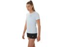 ASICS Womens Silver Short Sleeve Top, M / Blue