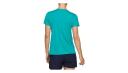 ASICS Womens Silver Short Sleeve Top, M / Blue