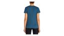 ASICS Womens Silver Short Sleeve Top, M / Blue