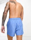 ASOS Design Swim Shorts in Short Length in Blue