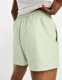 ASOS Design Swim Shorts in Short Length in Light Green