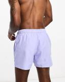 ASOS Design Swim Shorts in Short Length in lilac-Purple