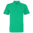 Asquith & Fox Mens Plain Short Sleeve Polo Shirt Denim Mens Polo Shirt