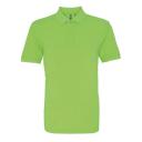 Asquith & Fox Mens Plain Short Sleeve Polo Shirt Denim Mens Polo Shirt
