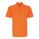 Asquith & Fox Mens Plain Short Sleeve Polo Shirt Denim Mens Polo Shirt
