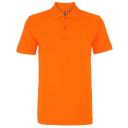 Asquith & Fox Mens Plain Short Sleeve Polo Shirt (Orange) (M)