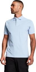 Asquith & Fox Mens Plain Short Sleeve Polo Shirt Sky Mens Polo Shirt