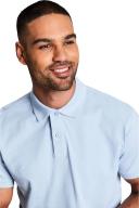 Asquith & Fox Mens Plain Short Sleeve Polo Shirt Sky Mens Polo Shirt