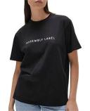 Assembly Label Everyday Organic Logo Tee True Black/White | Coyote Boutique 10