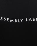Assembly Label Everyday Organic Logo Tee True Black/White | Coyote Boutique 10