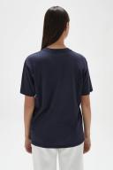 Assembly Label Everyday Organic Logo Tee True Navy/White | Coyote Boutique 12