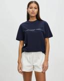 Assembly Label Everyday Organic Logo Tee True Navy/White | Coyote Boutique 12